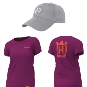 Husqvarna Parts Genuine OEM< Husqvarna Women's XL Trad Short-Sleeve T-Shirt + Soka Adjustable Hat Low Profile - Explore Premium Parts & Accessories for All Motor Vehicle Models