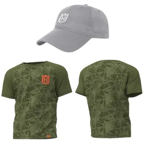 Husqvarna Parts Genuine OEM< Husqvarna XL Barrtrad Short Sleeve Shirt +Soka Hat Adjustable Fade Resistant - Explore Premium Parts & Accessories for All Motor Vehicle Models