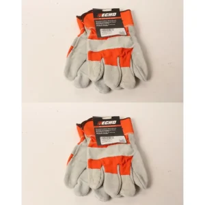 2 PK Echo 103942074 Large Heavy Duty Work Gloves Leather Palm & Fingers - Explore Premium Parts & Accessories for All Motor Vehicle Models* Echo OEM Parts & Accessories